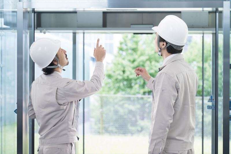 自動ドア取り付けの流れは？