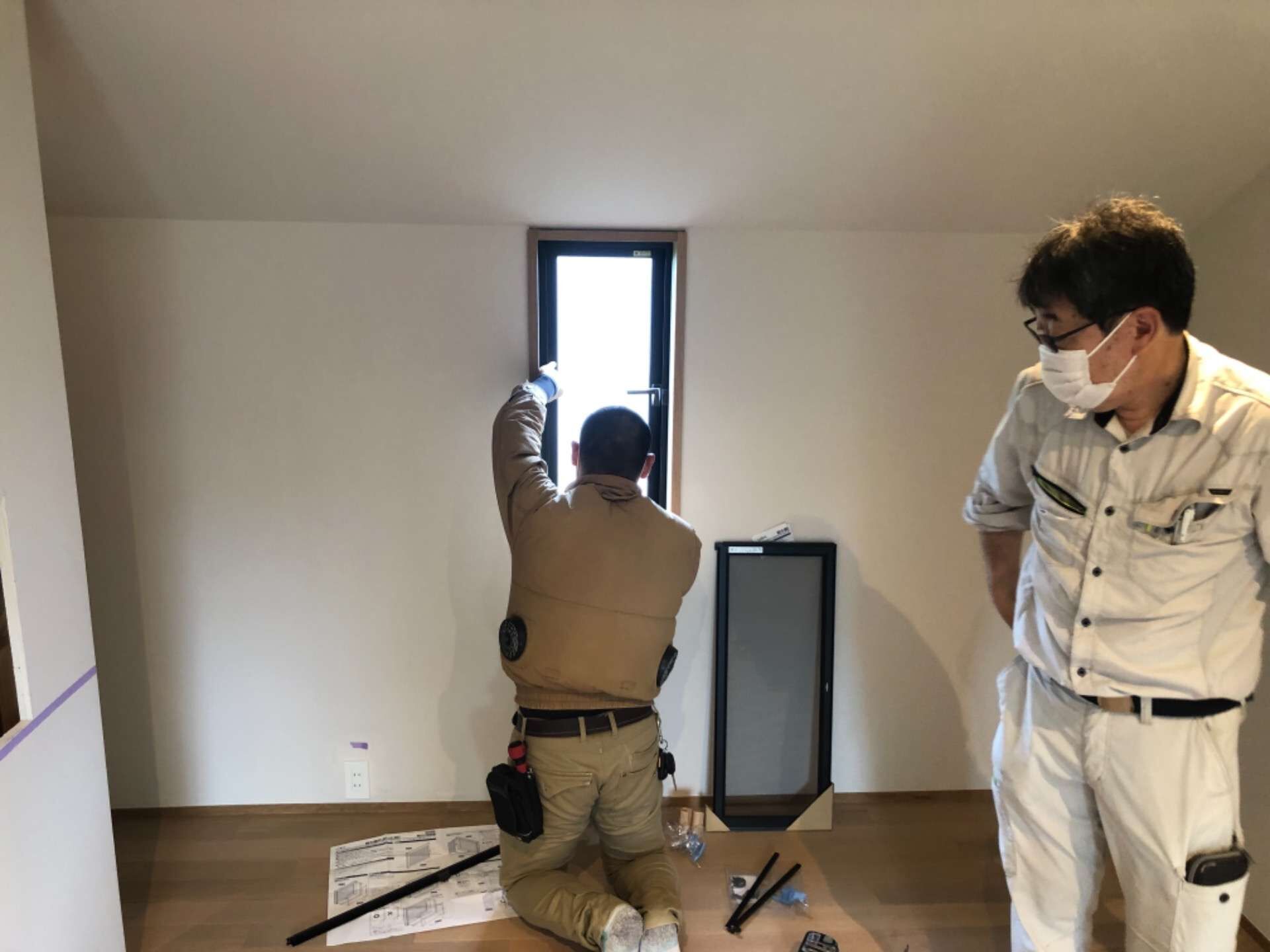 サッシ取付工正社員募集